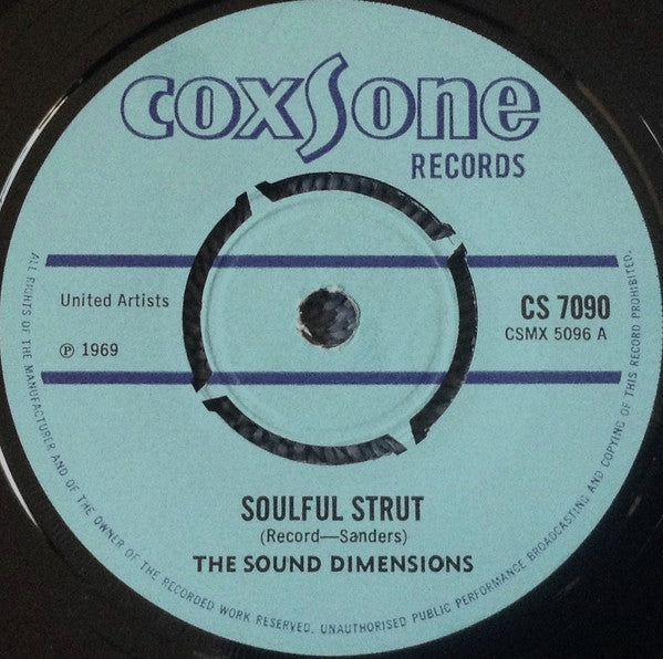 Sound Dimension : Soulful Strut   (7", Single)