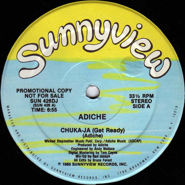 Adiche : Chuka-Ja (Get Ready) (12", Promo)