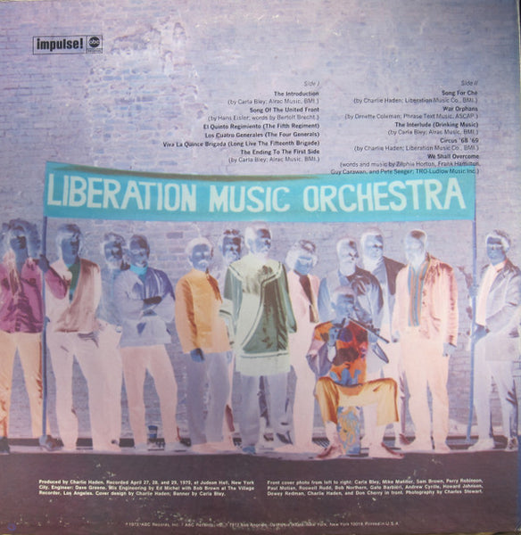 Charlie Haden : Liberation Music Orchestra (LP, Album, Quad, RE, Gat)