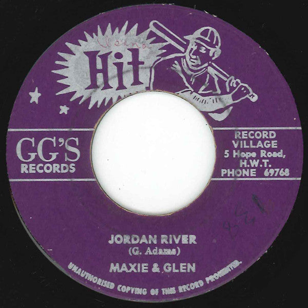 Max Romeo & Glen Adams : Jordan River (7")