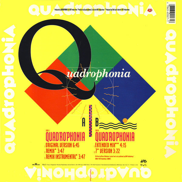 Quadrophonia : Quadrophonia (12")