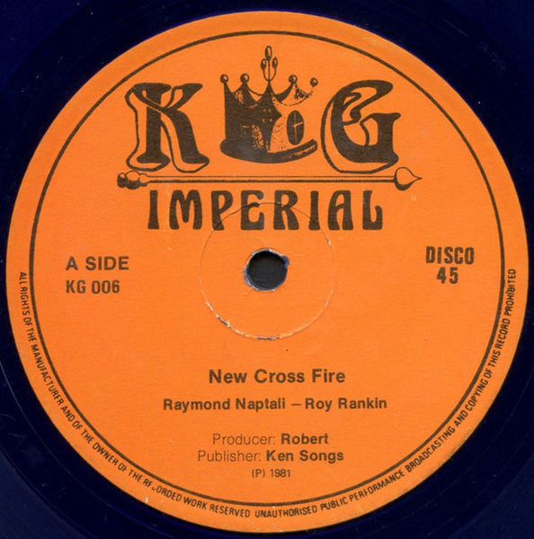 Raymond Naptali - Roy Rankin : New Cross Fire / Brixton Incident (12", Blu)