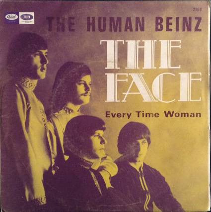 The Human Beinz : The Face (7", Single)