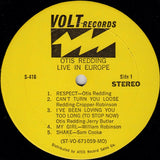 Otis Redding : Live In Europe (LP, Album, MO )
