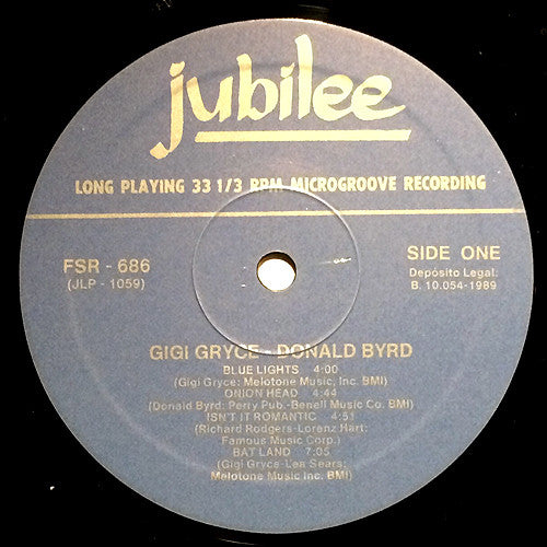 Gigi Gryce / Donald Byrd : Jazz Lab (LP, Album, Mono)
