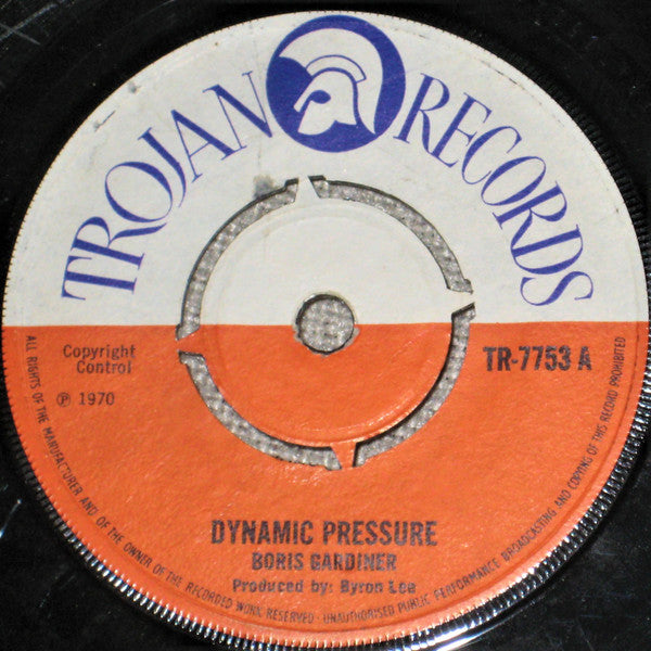 Boris Gardiner : Dynamic Pressure / Reggae Me Dis, Reggae Me Dat (7", Single)