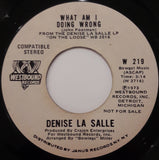 Denise LaSalle : Your Man & Your Best Friend / What Am I Doing Wrong (7", Promo)