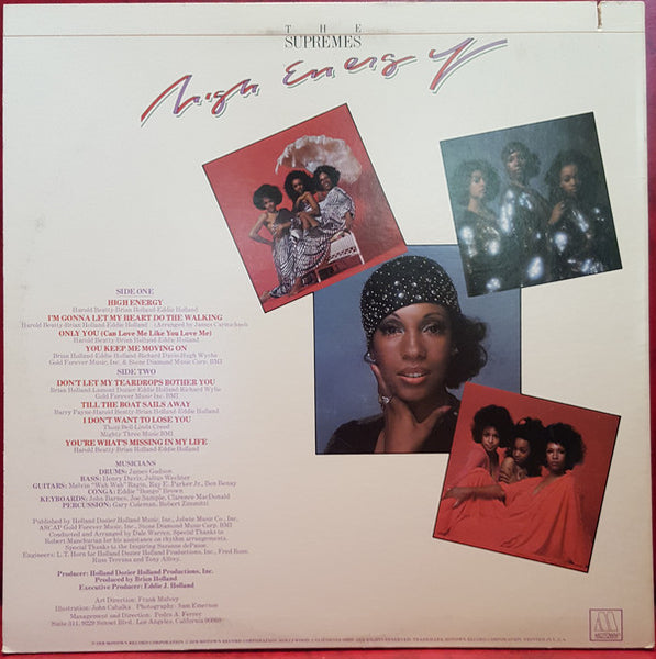The Supremes : High Energy (LP, Album)