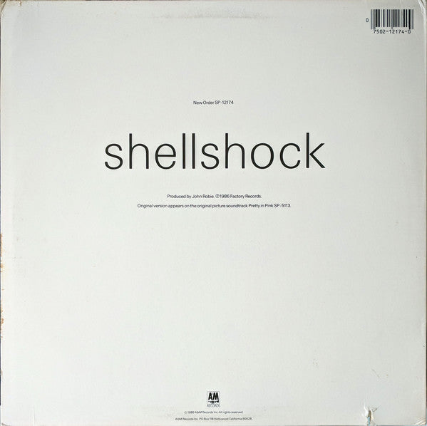 New Order : Shellshock (12", RCA)