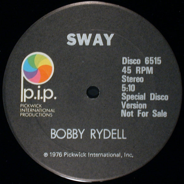 Bobby Rydell : Sway (12", Promo)