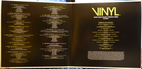 Various : Vinyl: Music From The HBO Original Series Volume 1 (2xLP, Comp, 180 + CD, Comp)
