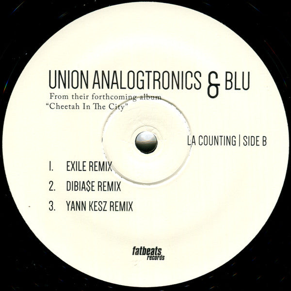 Union Analogtronics & Blu (2) : LA Counting (10", EP)
