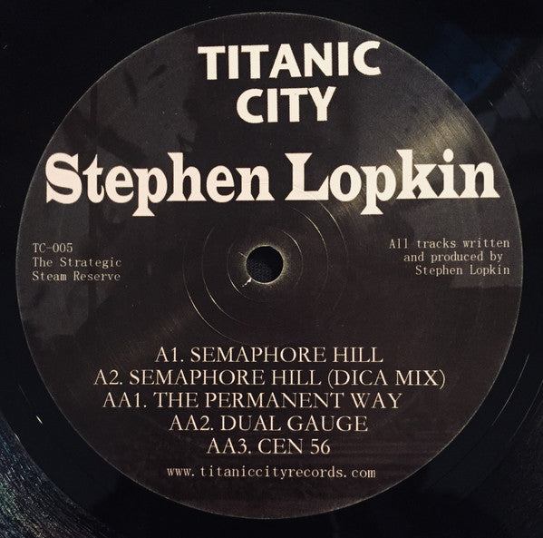 Stephen Lopkin : The Strategic Steam Reserve (12", EP)