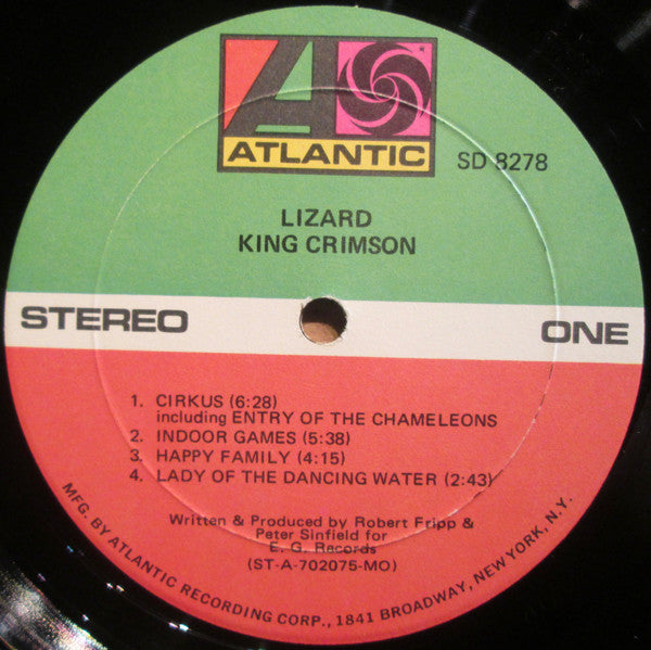King Crimson : Lizard (LP, Album, MO )