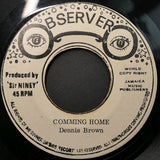 Dennis Brown : No More Will I Rome / Comming Home (7", Single)
