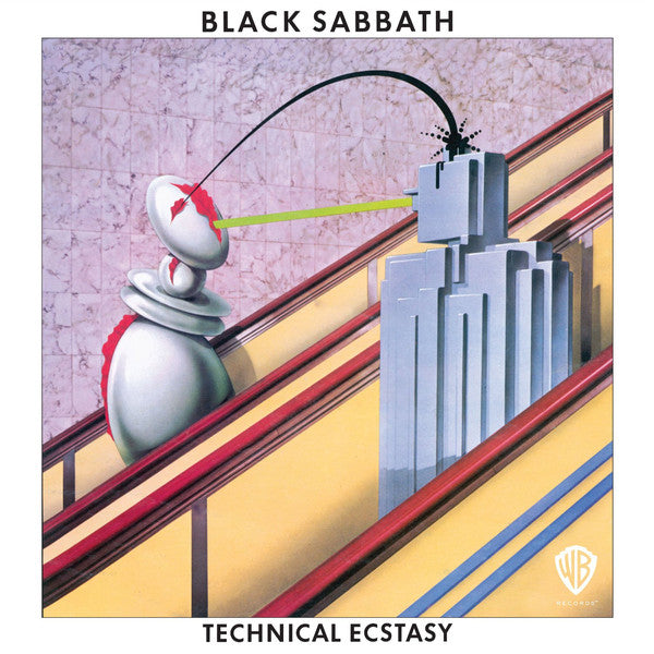 Black Sabbath : Technical Ecstasy  (LP, Album, Ltd, RE, RM, Whi)
