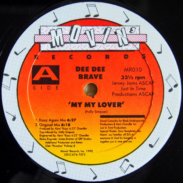 Dee Dee Brave : My My Lover (12")