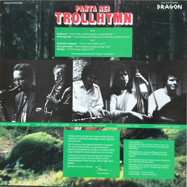 Panta Rei (5) : Trollhymn (LP, Album)