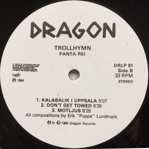 Panta Rei (5) : Trollhymn (LP, Album)