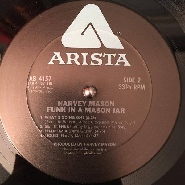 Harvey Mason : Funk In A Mason Jar (LP, Album)